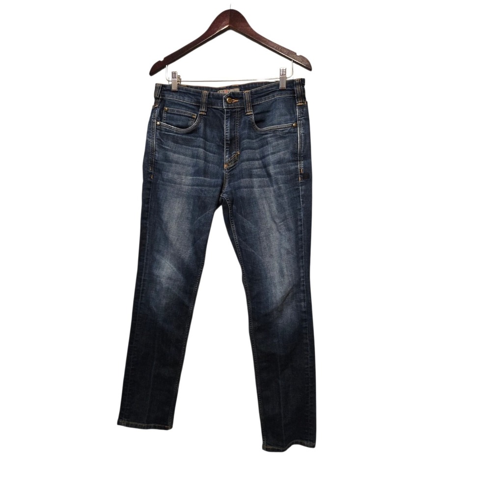 5.11 Tactical Defender Flex Straight Jeans Mens 32x30 Blue Dark Wash 74465-649